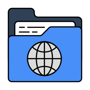 Online Folder, Online Document, Doc, Archive, Binders icon