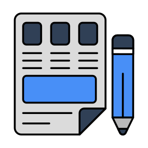 Paper Writing, Writing Document, File, Doc, Article Writing icon