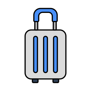 Trolley Bag, Baggage, Briefcase, Suitcase, Carryall, Icon icon