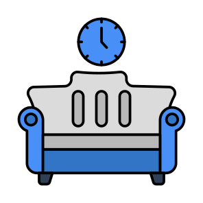 Waiting Area, Sofa, Waiting Lounge, Sitting Area, Waiting Room icon