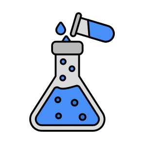Chemical Flask, Lab Apparatus, Lab Tool, Experiment, Laboratory icon