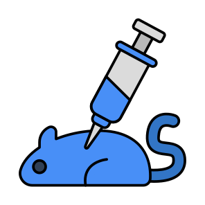 Mice Test, Laboratory Test, Mouse Experiment, Biology Experiment, Rodentia Test icon