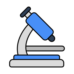 Microscope, Inspection Tool, Science, Lab Tool, Laboratory Tool, Research Tool, icon