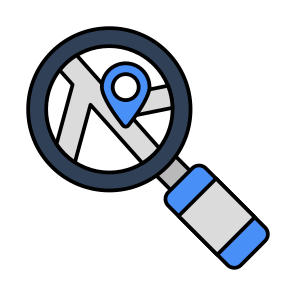Search Map, Search Location, Direction, Gps, Explore Map, icon
