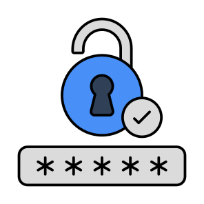 Password Lock, Passcode, Icon, Security, Protection, Safety icon