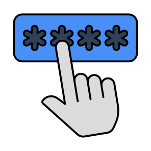 Password, Passcode, Security, Protections, Safety icon