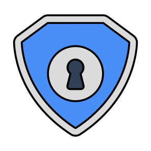 Security Shield, Safety Shield, Buckler, Protection Shield, Locked Shield, icon
