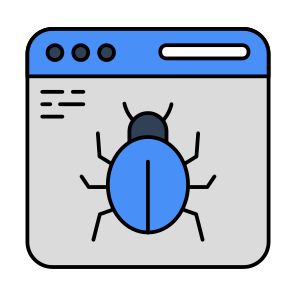 Web Bug, Web Malware, Melicious Website, Infected Website, Infected Webpage icon