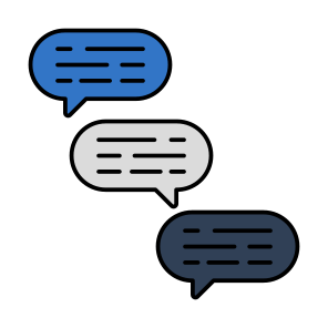 Chatting, Communication, Conversation, Message, Text, icon