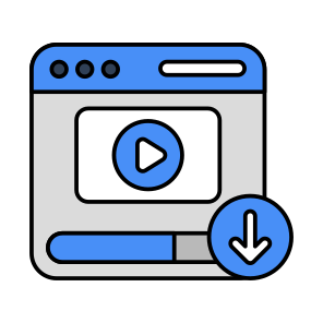 Online Video, Video Streaming, Play Video, Web Video Download, Media icon