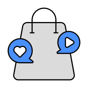 Shopping Chat, Shopping Communication, Shopping Conversation, Shopping Negotiation, Commerce icon
