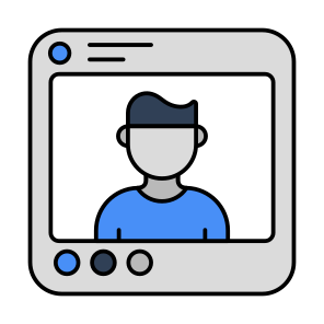 Video Call, Video Chast, Video Message, Video Communication, Live Chat, icon