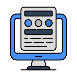 Web Design, Web Layout, Web Content, Websites Design, Web Template icon