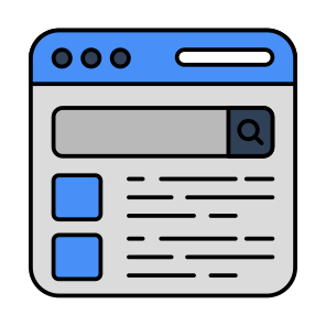 Www, World Wide Web, Search Box, Web Browser, Web Network icon