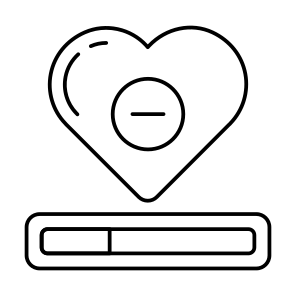 Health Points, Favorite, Love, Passions, Affection icon