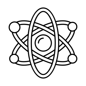Science, Electron, Proton, Neutron, Physics icon