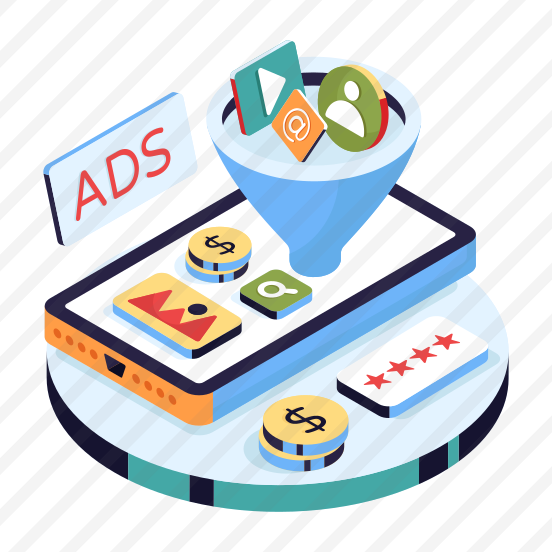 Ad Funnel, Advertising Filtration, Ad Extraction, Ad Pouring, Mobile Funnel preview