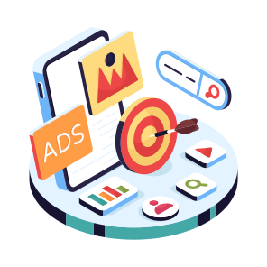 Ad Target, Ad Goal, Focus Ad, Advertising Target, Advertisement,icons icon