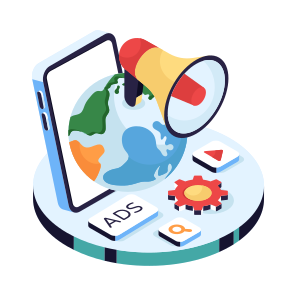 Global Marketing, Global Publicity, Global Announcement, Global Campaign, Digital Marketing icon