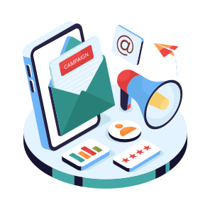 Mail Marketing, Mail Promotion, Mail Publicity, Mail Campaign, Email Marketing icon