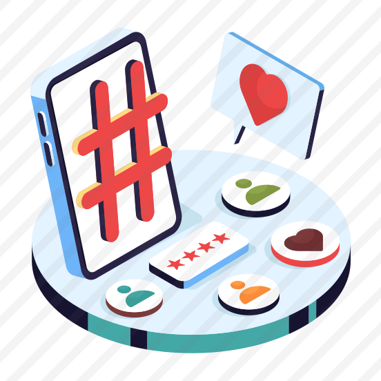 Mobile Hashtag, Hash Sign, Hash Mark, Octothorpe, Hash preview
