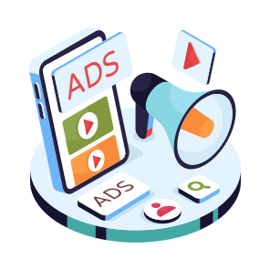 Online Ad, Online Video, Video Streaming, Video Ad, Multimedia icon