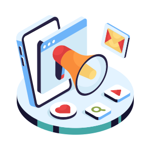 Online Announcement, Web Marketing, Digital Marketing, Online Campaign, Internet Marketing icon