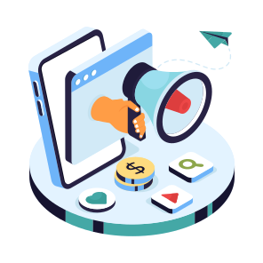 Online Announcement, Web Marketing, Digital Marketing, Online Campaign, Marketing Website icon