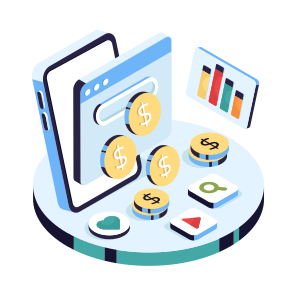 Online Money, Online Cash, Online Investment, Online Payment, Online Transaction icon