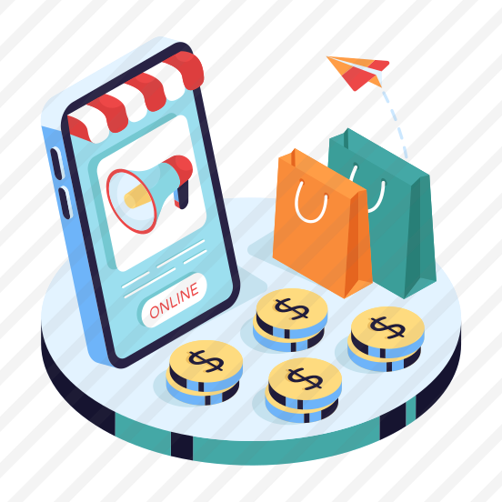 Online Shopping Marketing, Shopping Publicity, Shopping Campaign, Shopping Announcement preview