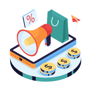 Online Shopping Marketing, Shopping Publicity, Shopping Campaign, Shopping Announcement,icons icon