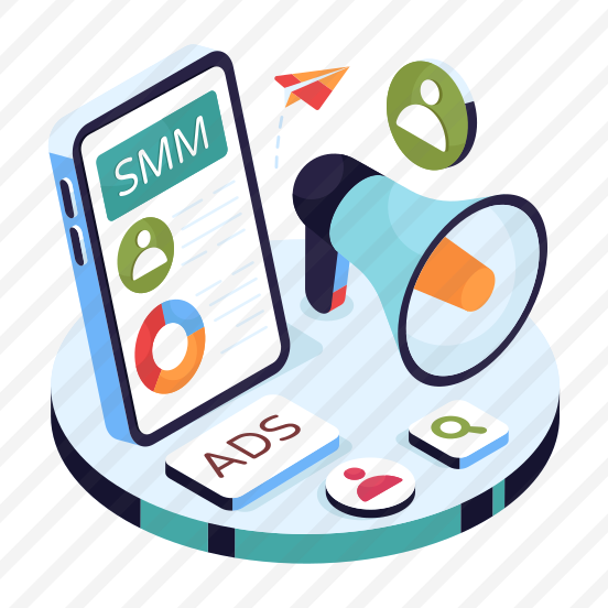 Social Media Marketing, Smm, Publicity, Campaign, Announcement,icons preview