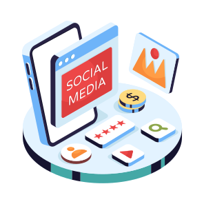Social Media Website, Social Media Webpage, Social Network, Social Platform, Social Community icon