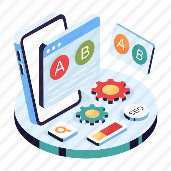 Ab Test, Comparison Test, Split Testing, Bucket Testing, Ui preview