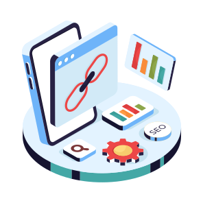 Linked Website, Online Linkage, Hyperlink, Chainlink, Linked Webpage icon