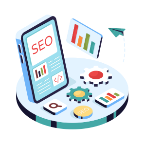 Mobile Seo, Search Engine Optimization, Optimizational Research, Online Marketing, Digital Marketing icon