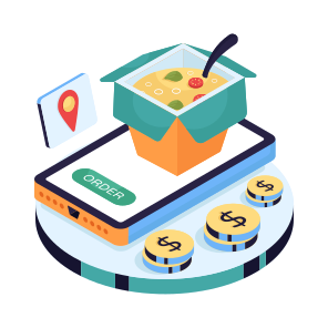 Food Order App, Food Parcel, Food Package, Online Food Order, Mobile Food Order icon