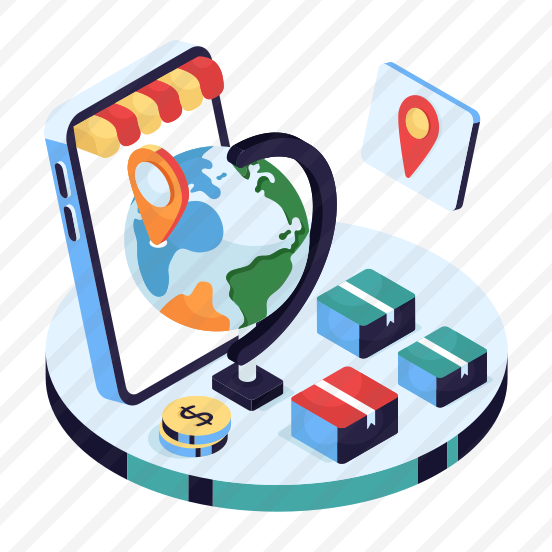 Global Parcel Location, Global Package, Global Delivery, Global Carton, Logistic Delivery preview