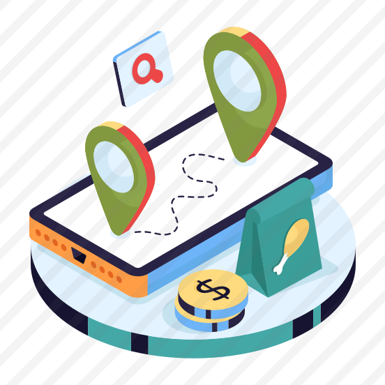 Mobile Route, Location, Direction, Gps, Navigation, preview