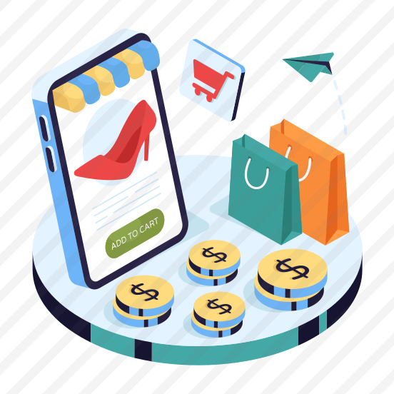 Mobile Shopping, Eshopping, Ecommerce, Shopping App, Buy Heel Online preview