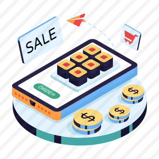 Mobile Sushi Order, Online Food Sale, Online Food Discount, Online Food Order, Food App preview
