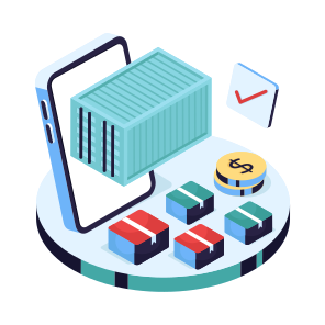 Online Container, Freight, Cargo, Canister, Shipment icon