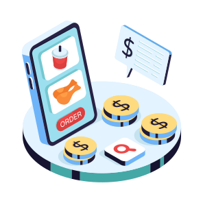 Order Fast Food, Mobile Food Order, Mobile Food App, Online Food Order, Meal Order icon