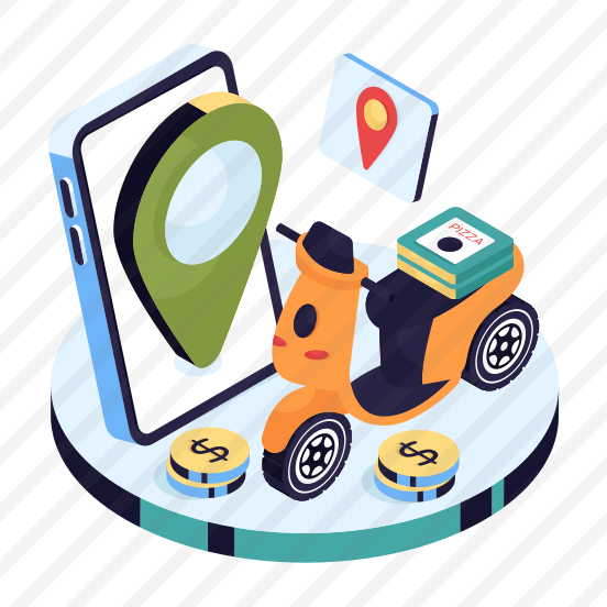 Scooter Delivery, Food Delivery, Bike Delivery, Motorbike Delivery, Pizza Delivery preview