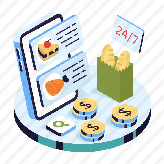 Select Food Item, Food Parcel, Food Package, Online Food Order, Food App preview
