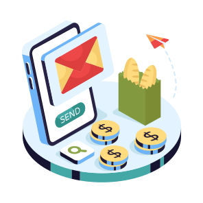 Send Mail, Email, Correspondence, Letter, Envelope icon