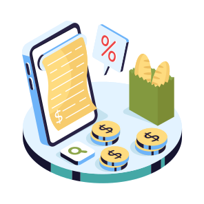 Shopping Bill, Invoice, Receipt, Payment Slip, Commerce icon