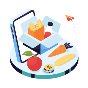 Takeaway Food, Food Parcel, Food Package, Online Food Order, Food App icon