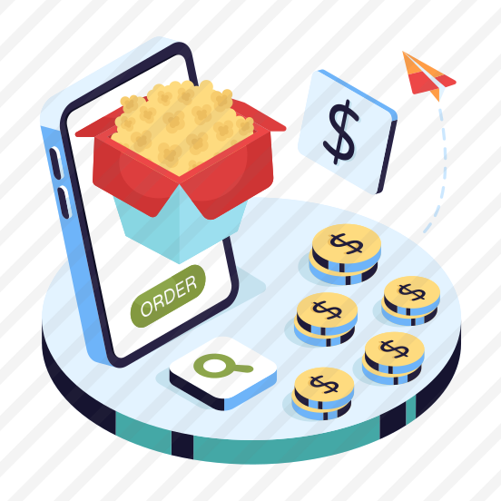 Takeaway Food, Food Parcel, Food Package, Online Food Order, Food Website,icons preview