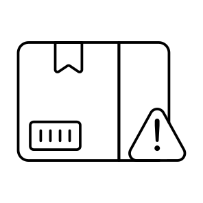 Parcel Error, Damage Parcel, Delivery Error, Package Error, Damage Package, icon